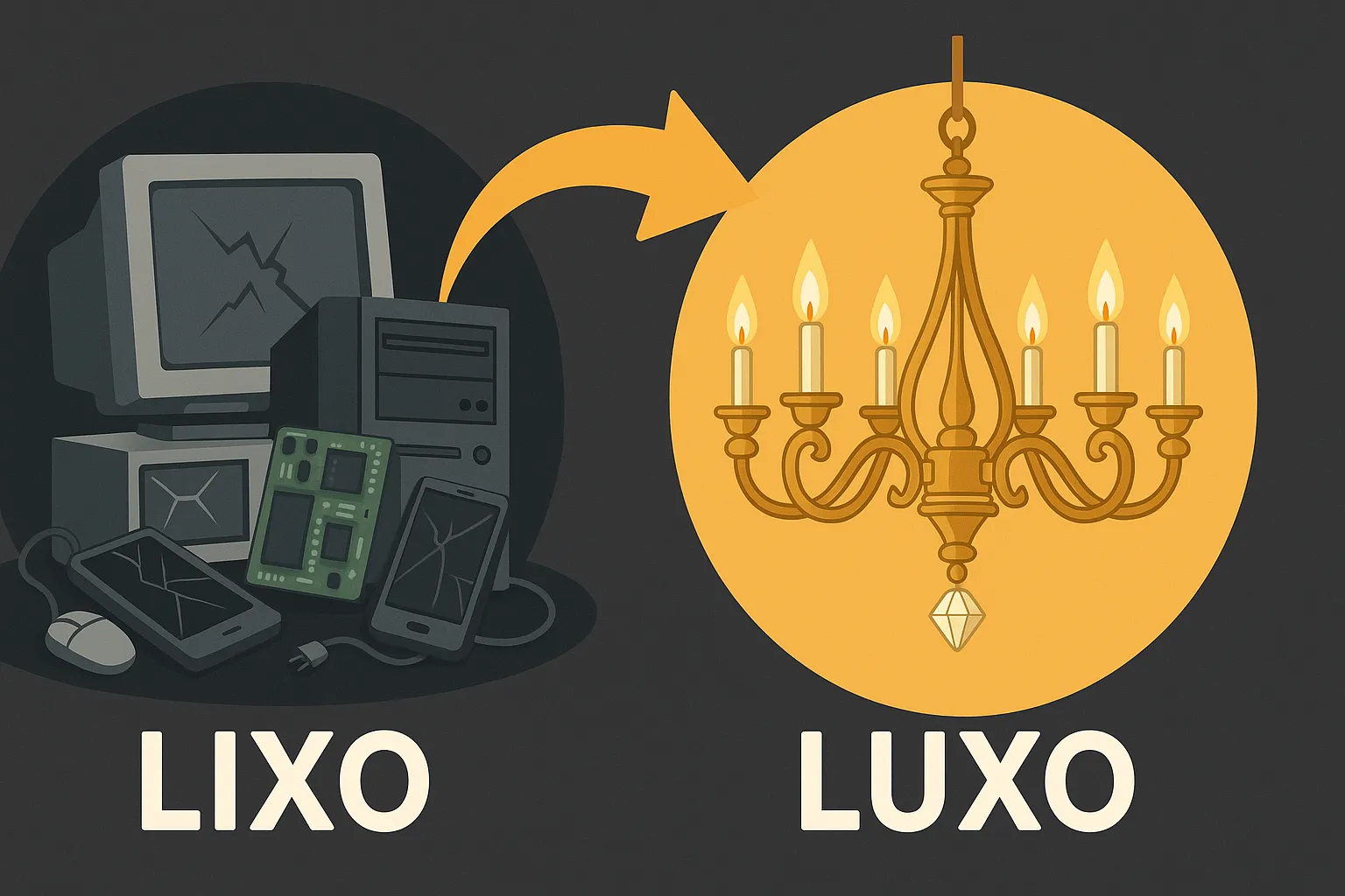 Lixo Eletrônico em Luxo: 5 Ideias Criativas para Dar Vida Nova a Peças de PC Antigas