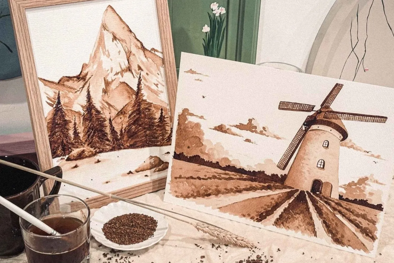 Pintura com Café: Um Jeito Delicioso de Decorar Sua Casa