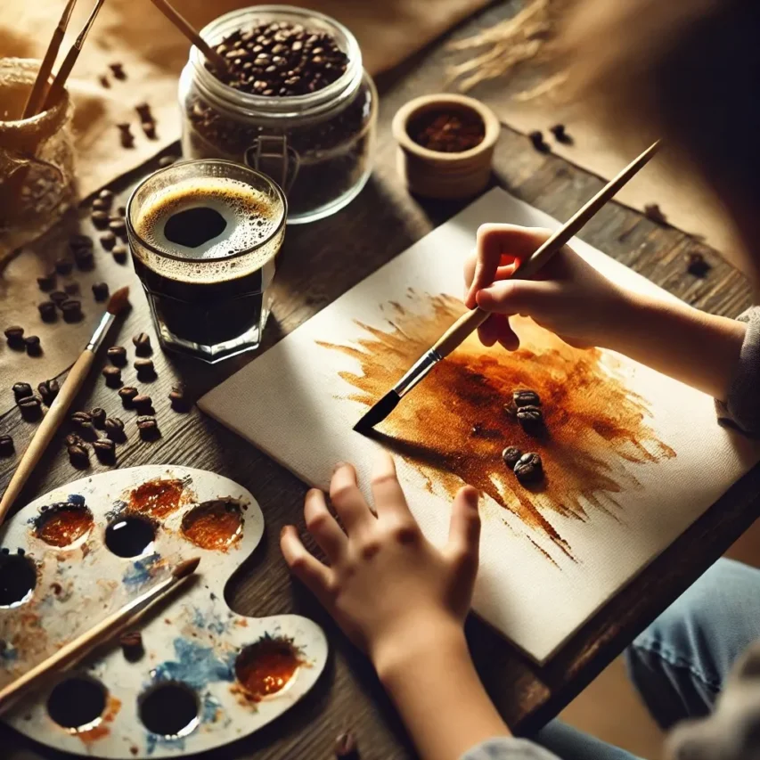 Pintura com Café: Um Jeito Delicioso de Decorar Sua Casa 3 Estúdio