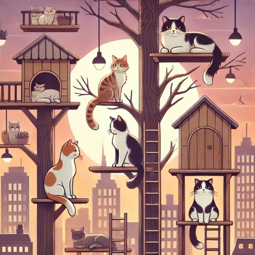 Por que os gatos gostam de lugares altos?