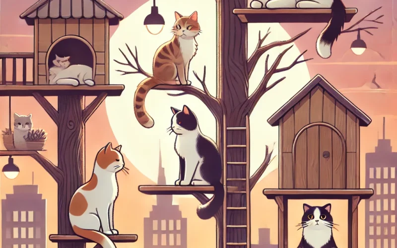 Por que os gatos gostam de lugares altos?