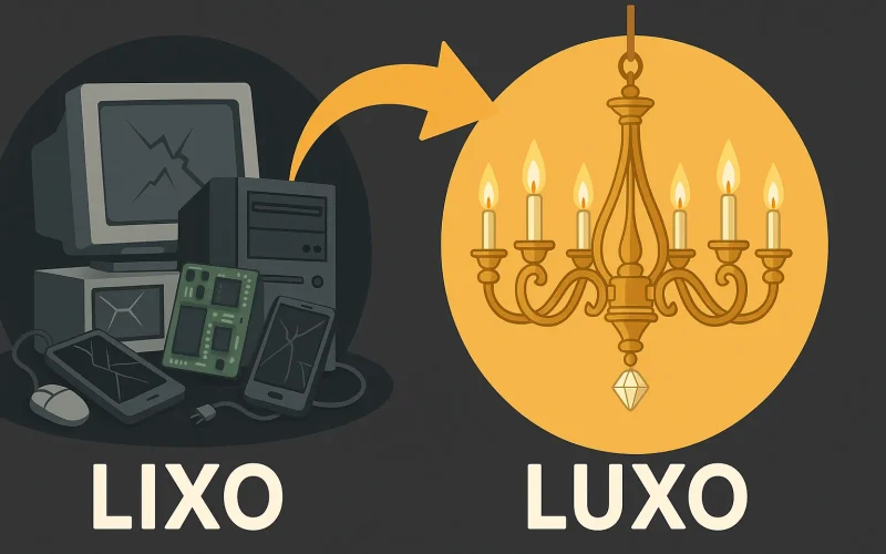 Lixo Eletrônico em Luxo: 5 Ideias Criativas para Dar Vida Nova a Peças de PC Antigas