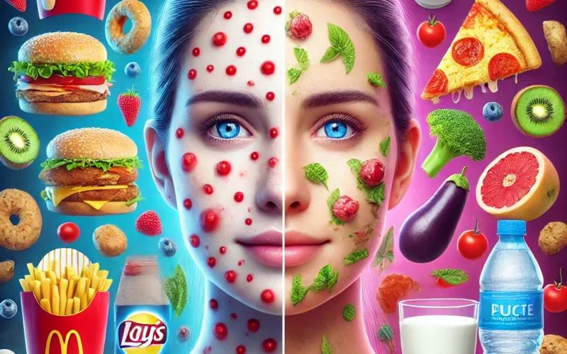 Relação da alimentação com as Acnes: O Que Sua Pele Está Tentando Te Dizer?